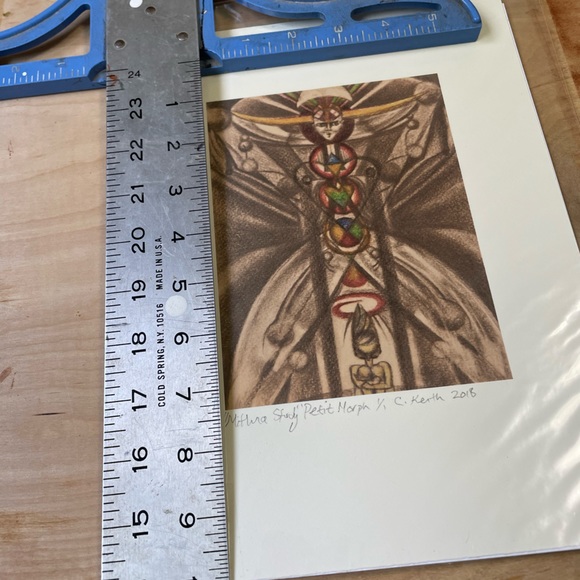 Spiritual Art Print Legit Mithra Alien - Picture 2 of 4